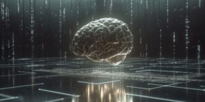 Diagram of the machine learning process from data collection to deployment.